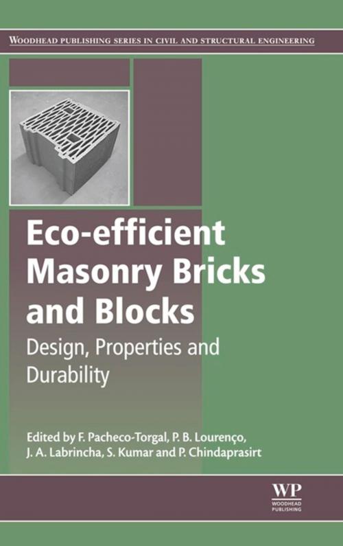 Cover of the book Eco-efficient Masonry Bricks and Blocks by , Elsevier Science