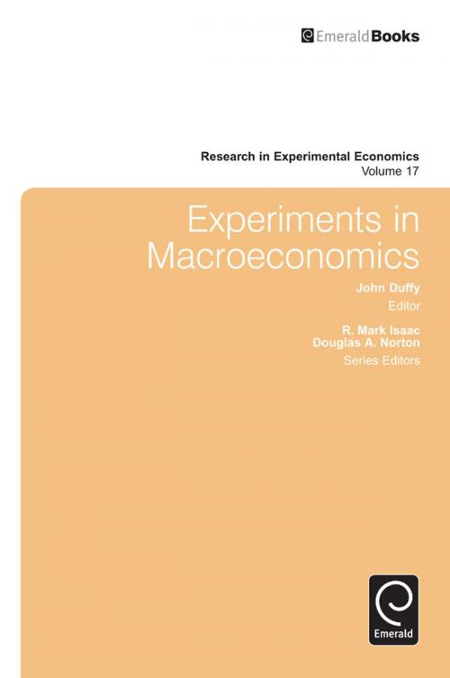 Cover of the book Experiments in Macroeconomics by , Emerald Group Publishing Limited
