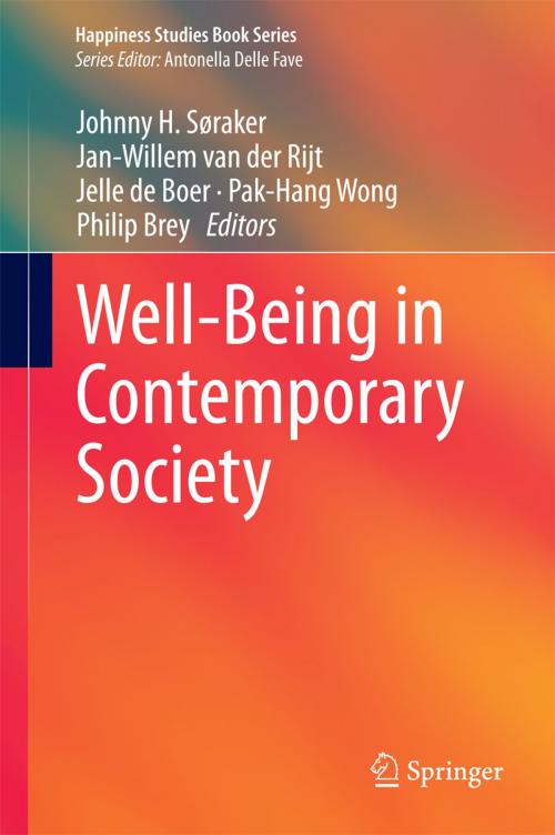 Cover of the book Well-Being in Contemporary Society by , Springer International Publishing