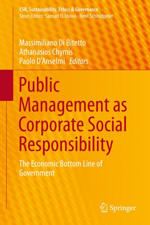 Cover of the book Public Management as Corporate Social Responsibility by , Springer International Publishing