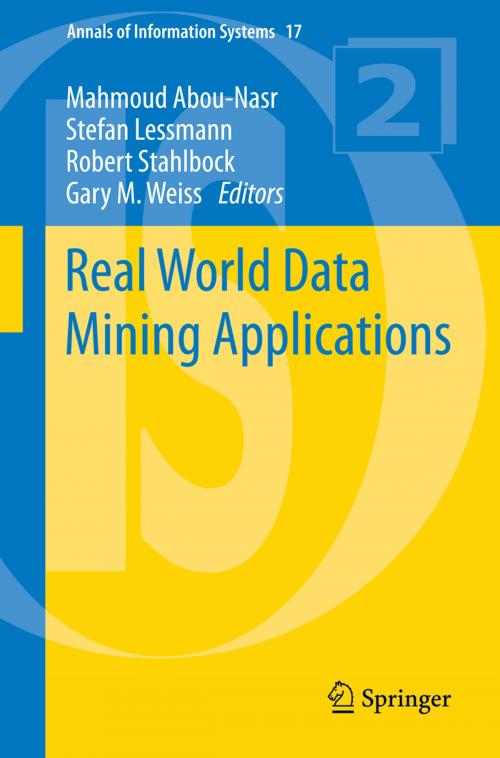 Cover of the book Real World Data Mining Applications by , Springer International Publishing