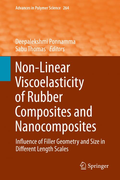 Cover of the book Non-Linear Viscoelasticity of Rubber Composites and Nanocomposites by , Springer International Publishing