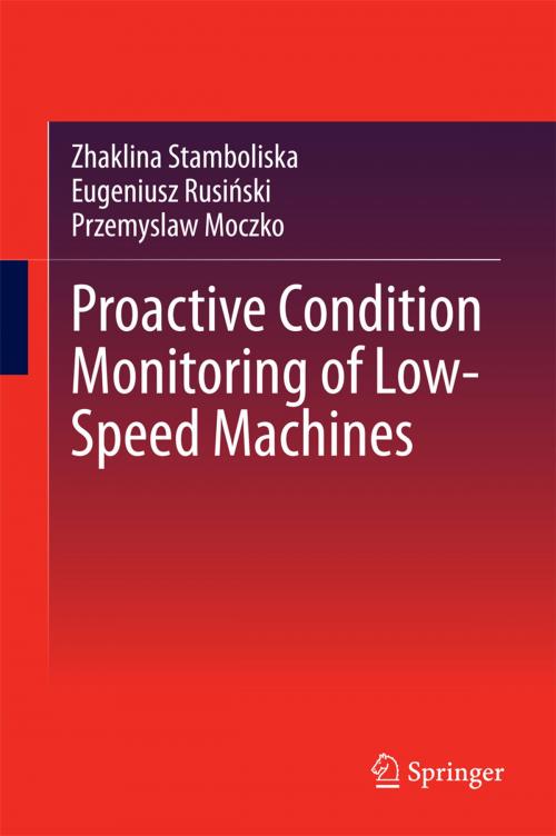 Cover of the book Proactive Condition Monitoring of Low-Speed Machines by Zhaklina Stamboliska, Eugeniusz Rusiński, Przemyslaw Moczko, Springer International Publishing