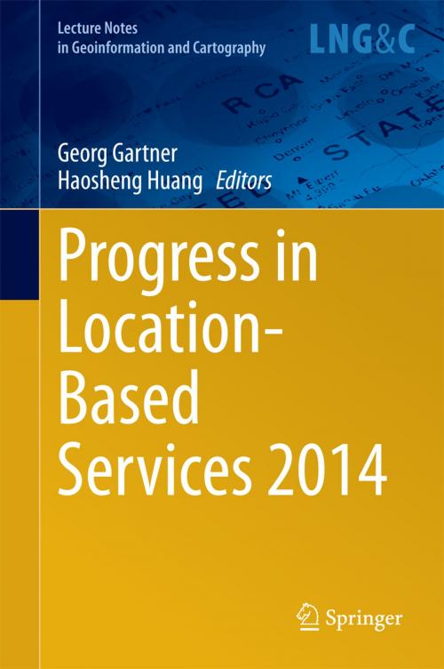 Cover of the book Progress in Location-Based Services 2014 by , Springer International Publishing