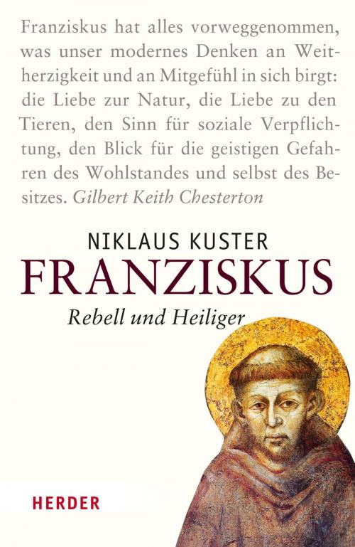 Cover of the book Franziskus by Niklaus Kuster, Verlag Herder