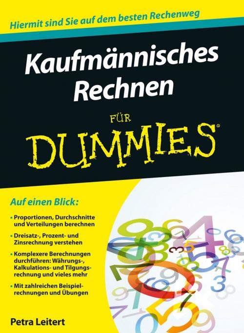 Cover of the book Kaufmannisches Rechnen fur Dummies by Petra Leitert, Wiley