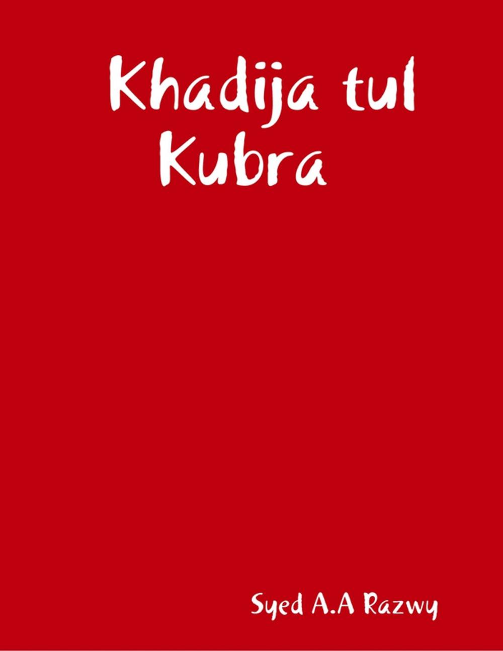 Big bigCover of Khadija tul Kubra
