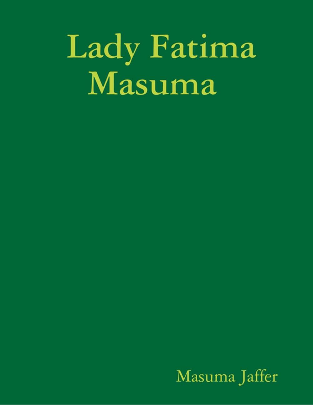 Big bigCover of Lady Fatima Masuma