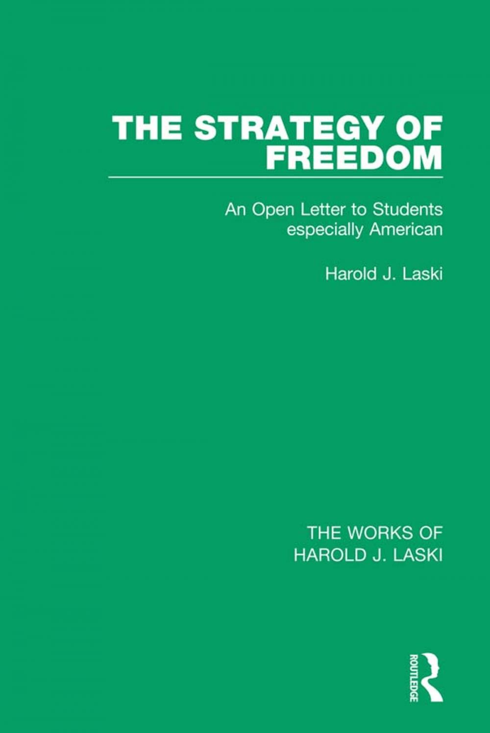 Big bigCover of The Strategy of Freedom (Works of Harold J. Laski)