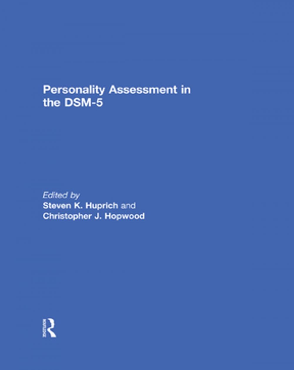 Big bigCover of Personality Assessment in the DSM-5