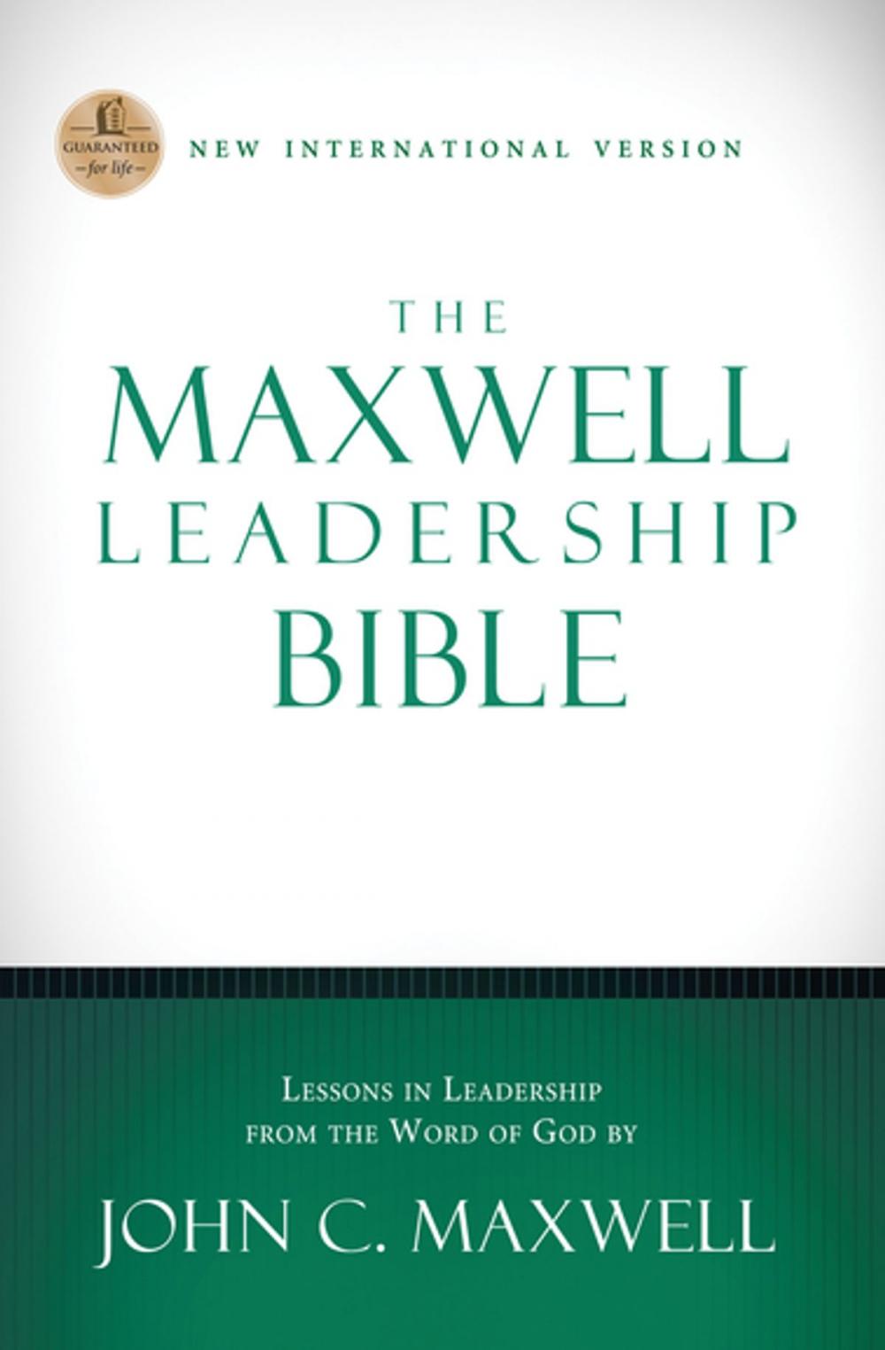 Big bigCover of NIV, The Maxwell Leadership Bible, eBook