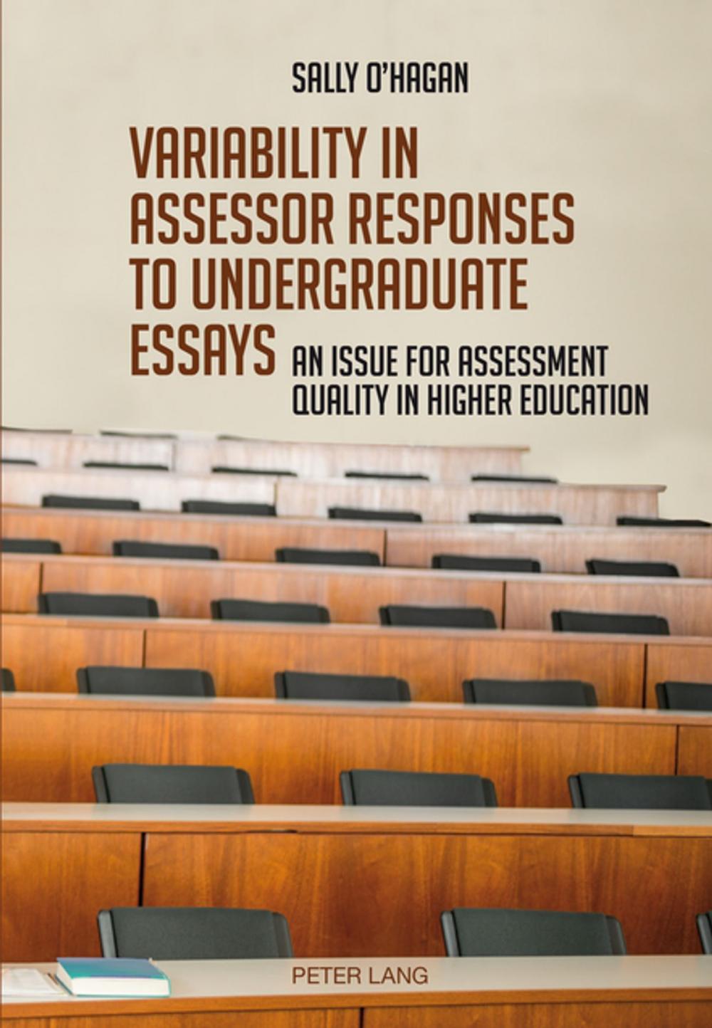 Big bigCover of Variability in assessor responses to undergraduate essays