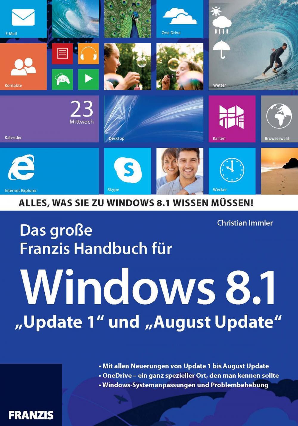 Big bigCover of Das große Franzis Handbuch für Windows 8.1