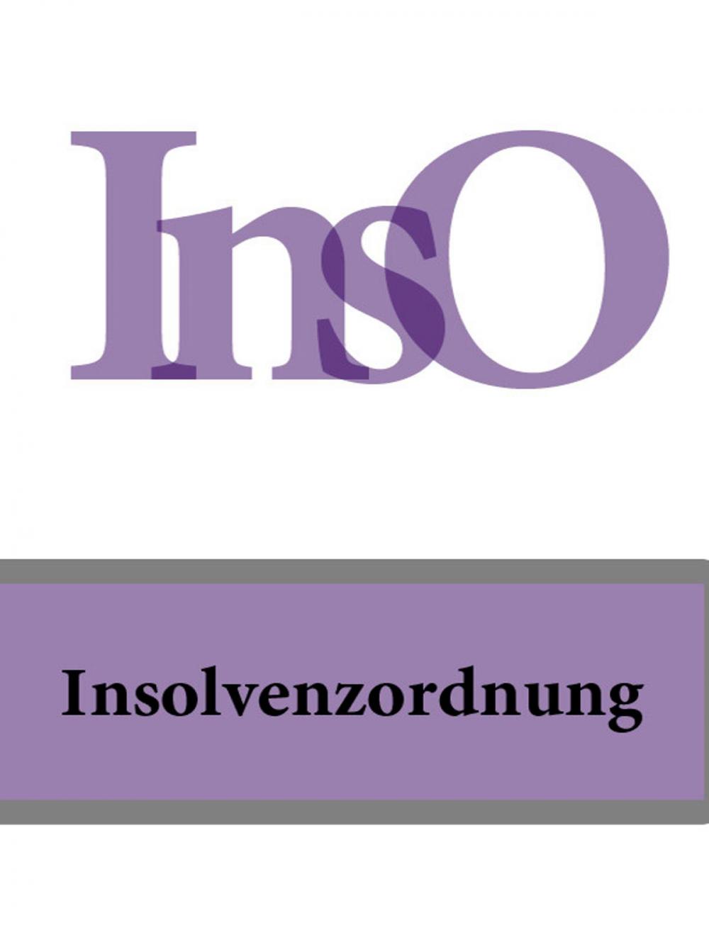 Big bigCover of Insolvenzordnung - InsO
