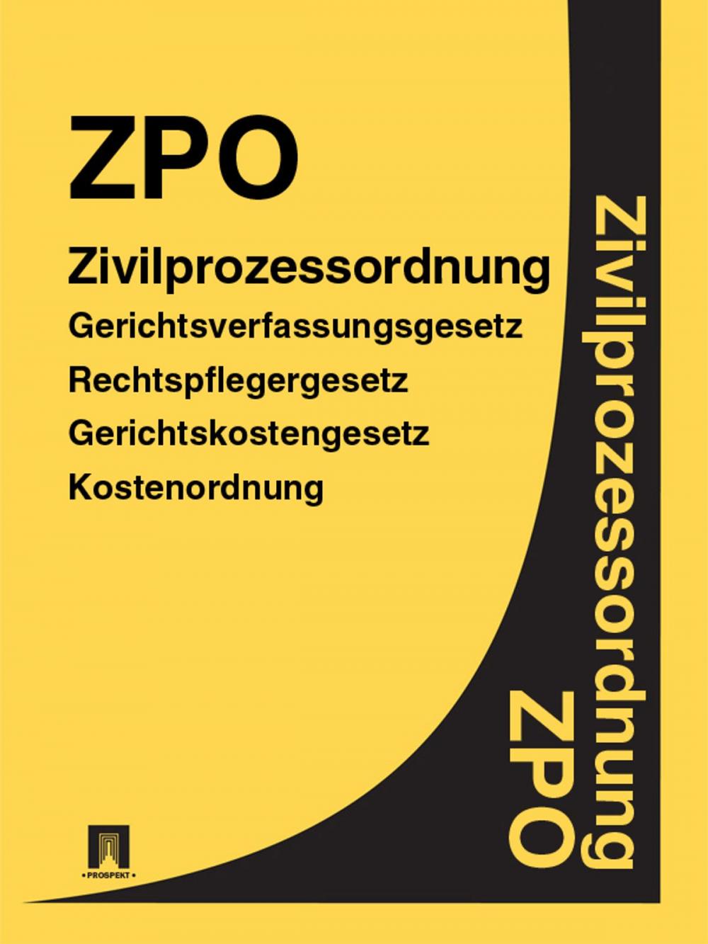 Big bigCover of Zivilprozessordnung - ZPO