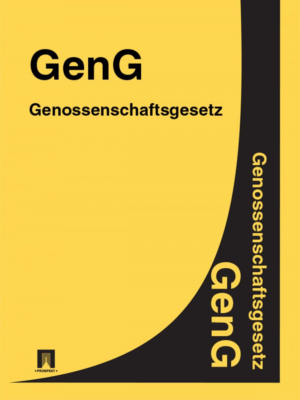 Big bigCover of Genossenschaftsgesetz - GenG