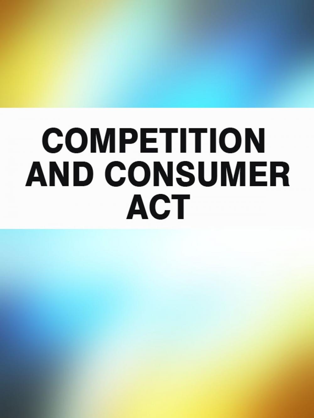 Big bigCover of Competition and Consumer Act