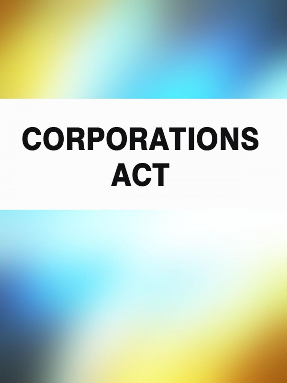Big bigCover of Corporations Act