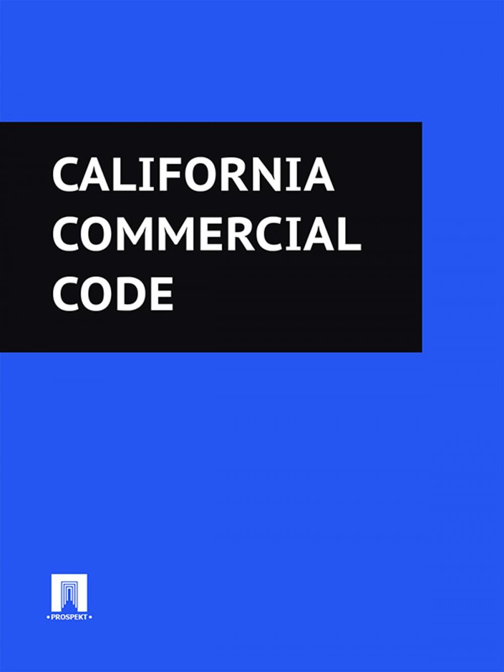 Big bigCover of California Commercial Code