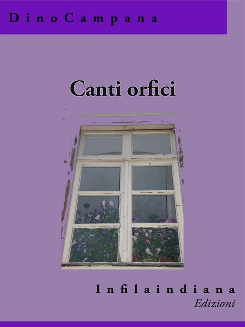 Big bigCover of Canti orfici