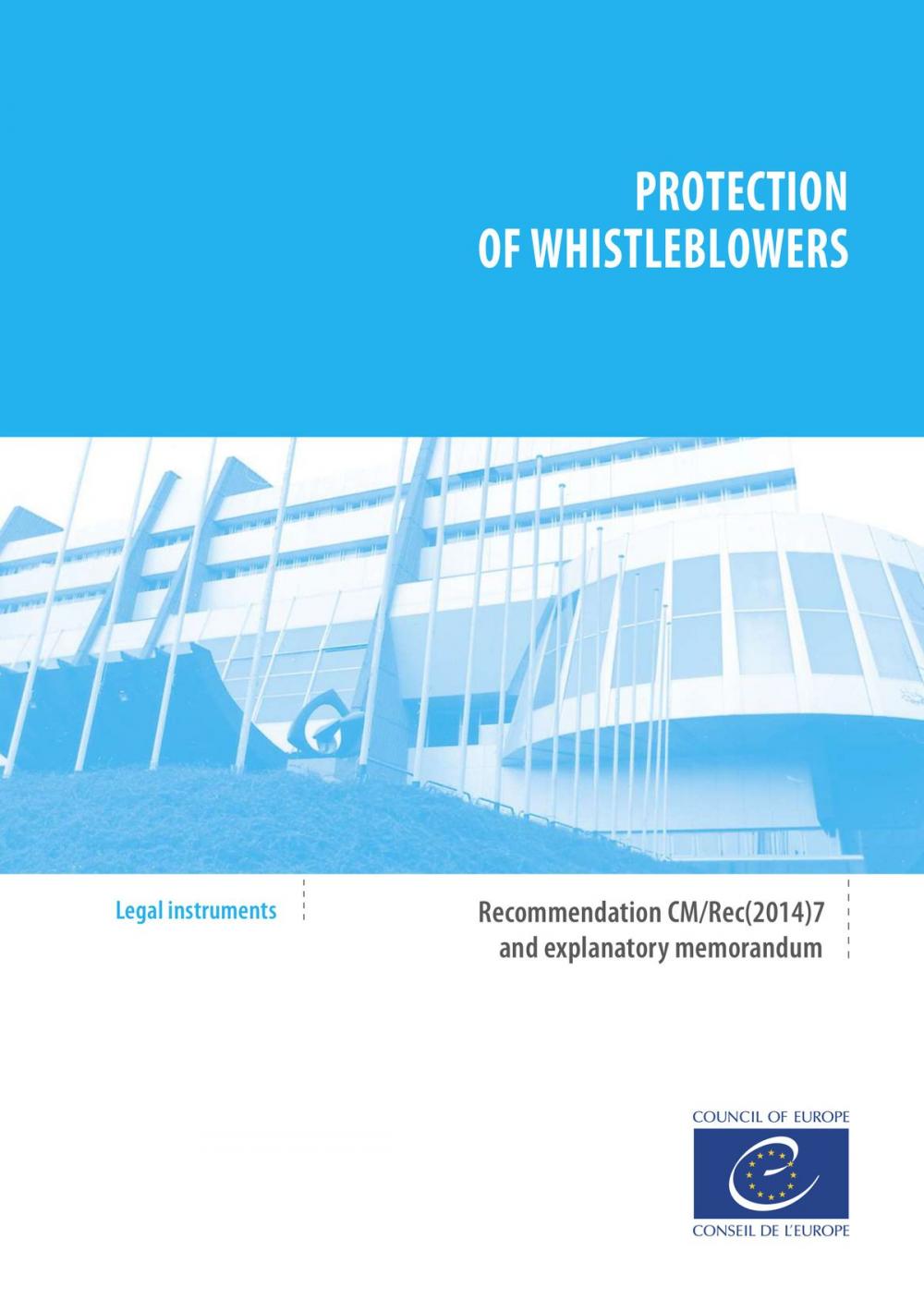 Big bigCover of Protection of whistleblowers