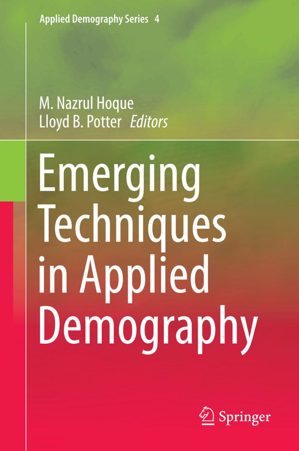 Big bigCover of Emerging Techniques in Applied Demography