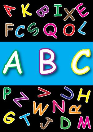 Cover of ABC books for kids [Basic A-Z Flash Cards] And ABC song [Free Animation mp4 Video]