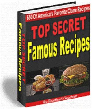 Cover of the book Top Secret Famous Recipes by Sir Richard Francis Burton