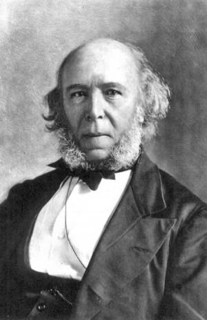 Book cover of An Autobiography: Volume One by Herbert Spencer (Illustrated)