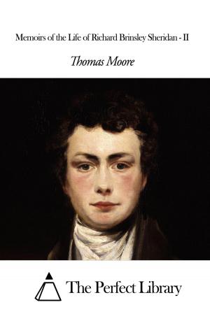 Cover of the book Memoirs of the Life of Richard Brinsley Sheridan - II by Charles Darwin