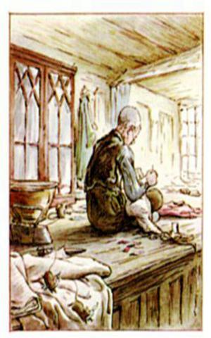 Cover of the book Tailor of Gloucester (Illustrated) by Frances Hodgson Burnett