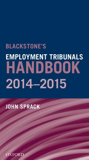 Cover of Blackstone's Employment Tribunals Handbook 2014-15