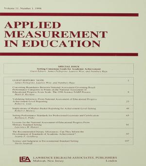 bigCover of the book Setting Consensus Goals for Academic Achievement by 