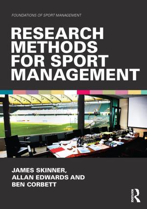 Cover of the book Research Methods for Sport Management by Stewart M. Hoover