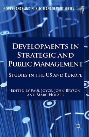 Cover of the book Developments in Strategic and Public Management by R. Usher