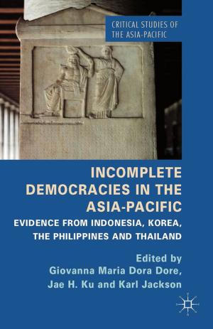 Cover of the book Incomplete Democracies in the Asia-Pacific by Jen Schneider, Steve Schwarze, Peter K. Bsumek, Jennifer Peeples