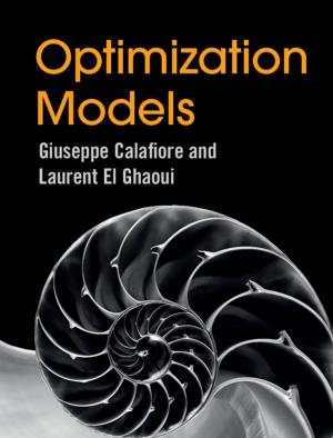 Cover of the book Optimization Models by Zoe Stamatopoulou