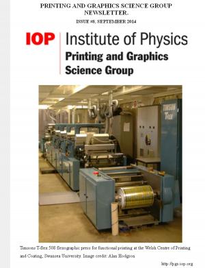 Cover of Issue 8 Printing and Graphics Science Group Newsletter
