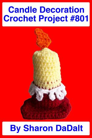 Book cover of Candle Decoration Crochet Project #801