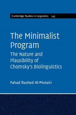 Cover of the book The Minimalist Program by Peter J. Eccles