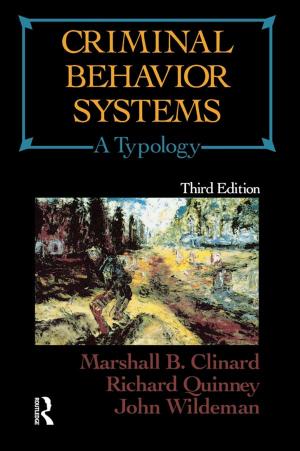 Cover of the book Criminal Behavior Systems by Paul Balchin, Ludek Sykora, Gregory Bull