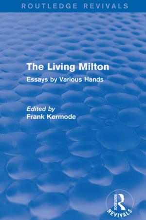 Cover of the book The Living Milton (Routledge Revivals) by Jean-Pierre Barricelli