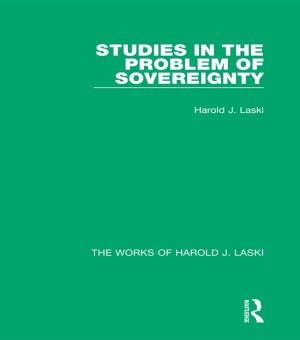 Cover of the book Studies in the Problem of Sovereignty (Works of Harold J. Laski) by Erik Champion