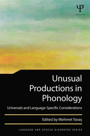 Cover of the book Unusual Productions in Phonology by Constance T Fischer