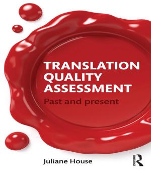 Cover of the book Translation Quality Assessment by R. S. Nickerson, D. N. Perkins, E. E. Smith