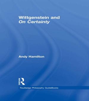Cover of the book Routledge Philosophy GuideBook to Wittgenstein and On Certainty by Moshe Barasch