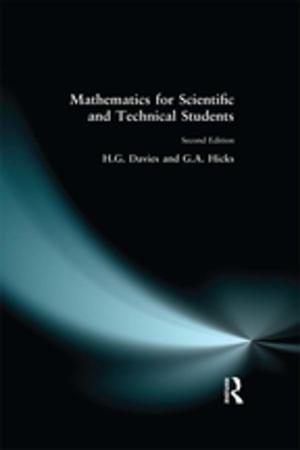 Cover of the book Mathematics for Scientific and Technical Students by Fabio Ganovelli, Massimiliano Corsini, Sumanta Pattanaik, Marco Di Benedetto