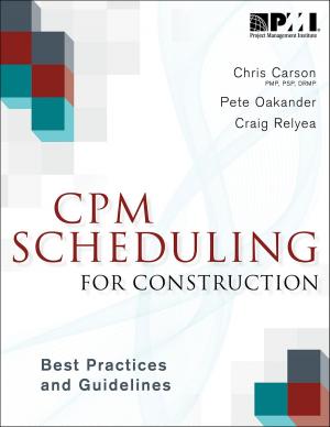 Cover of the book CPM Scheduling for Construction by Project Management Institute Project Management Institute