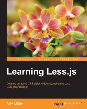 Cover of the book Learning Less.js by Mayur Pandey, Suyog Sarda