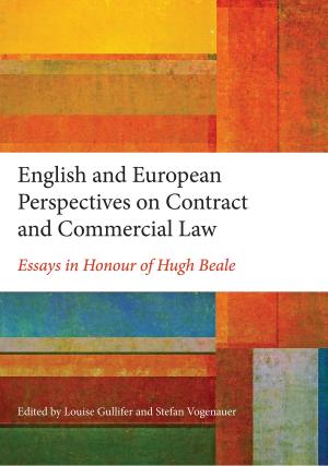 Cover of the book English and European Perspectives on Contract and Commercial Law by Professor Christopher Hodges, Professor Dr Stefaan Voet